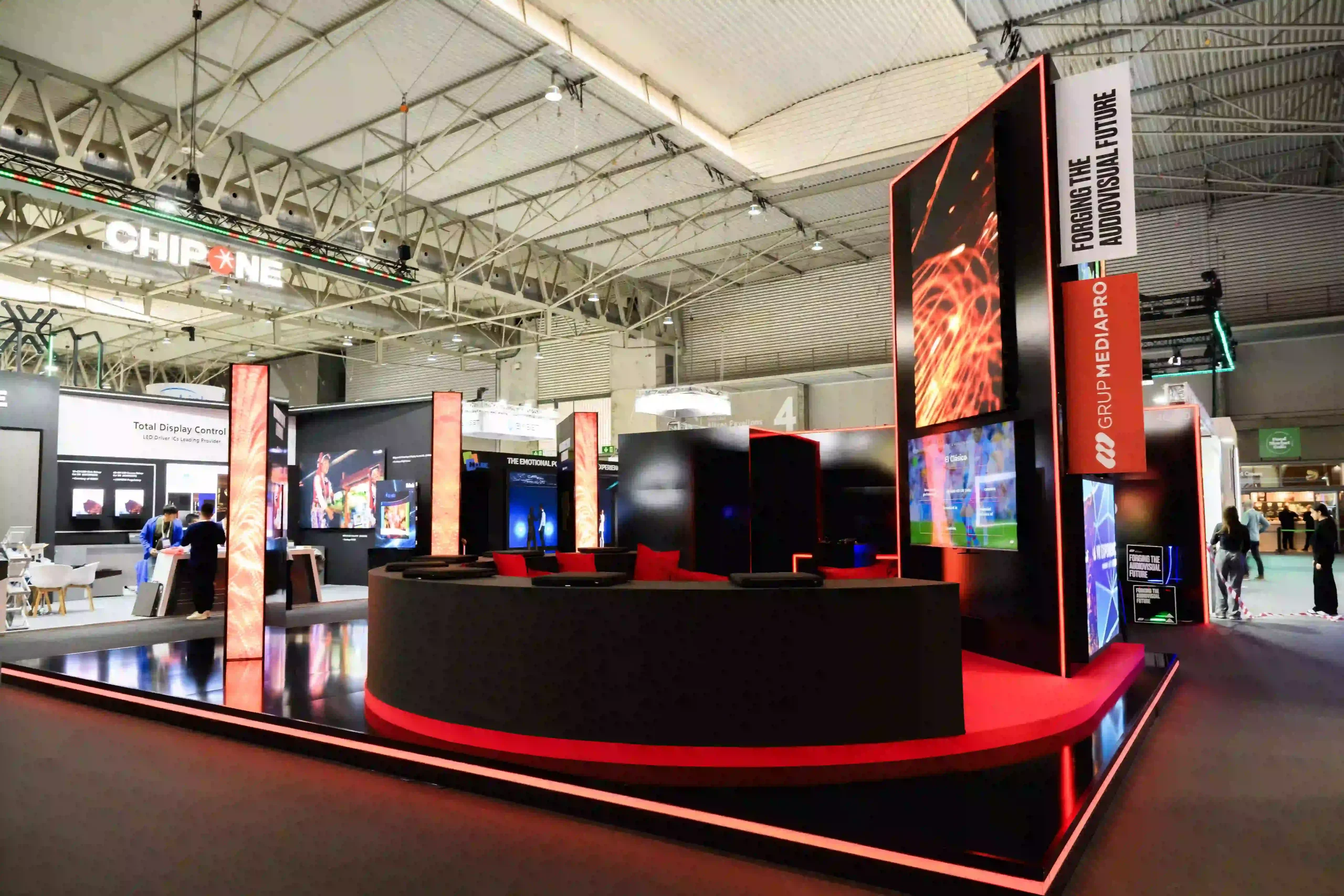 Stand feria Mediapro ISE 2024