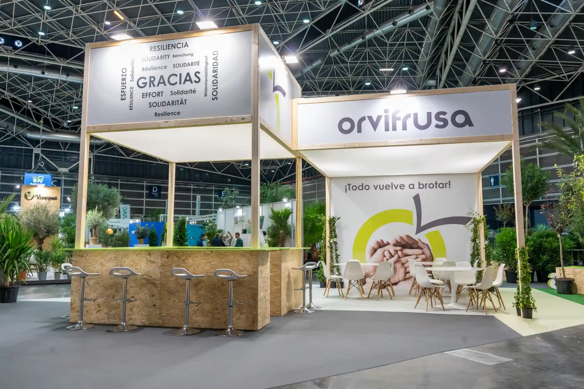 Stand de Feria de Orvifrusa en Iberflora Feria Valencia
