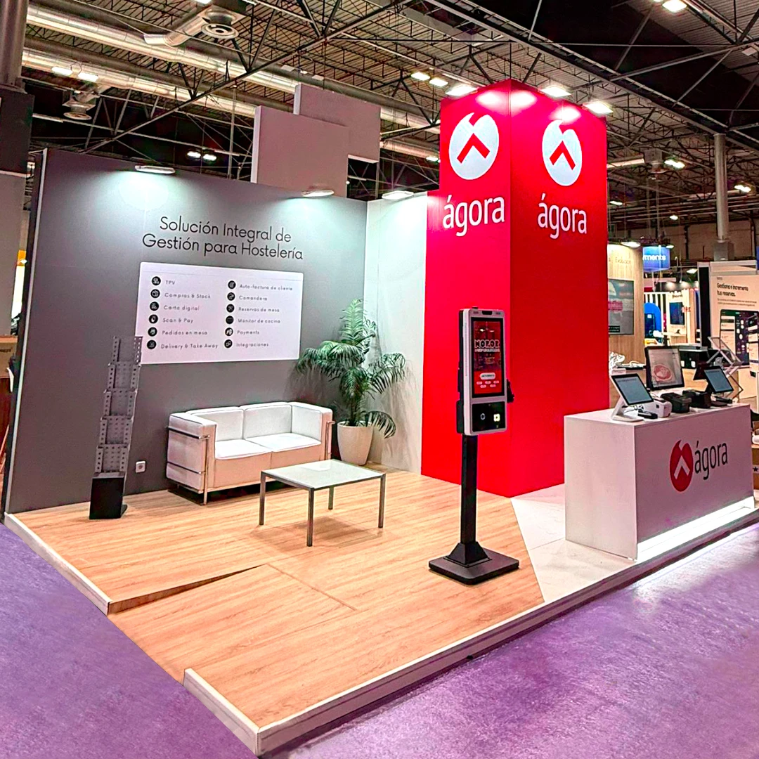 stand de feria HIP Agora Software