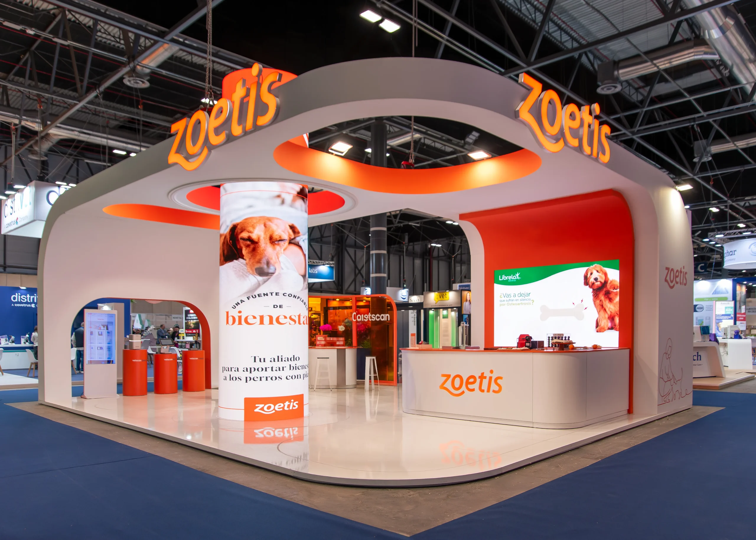 Stand de feria tecnológico para feria Iberzoo + Propet 2026 de Zoetis