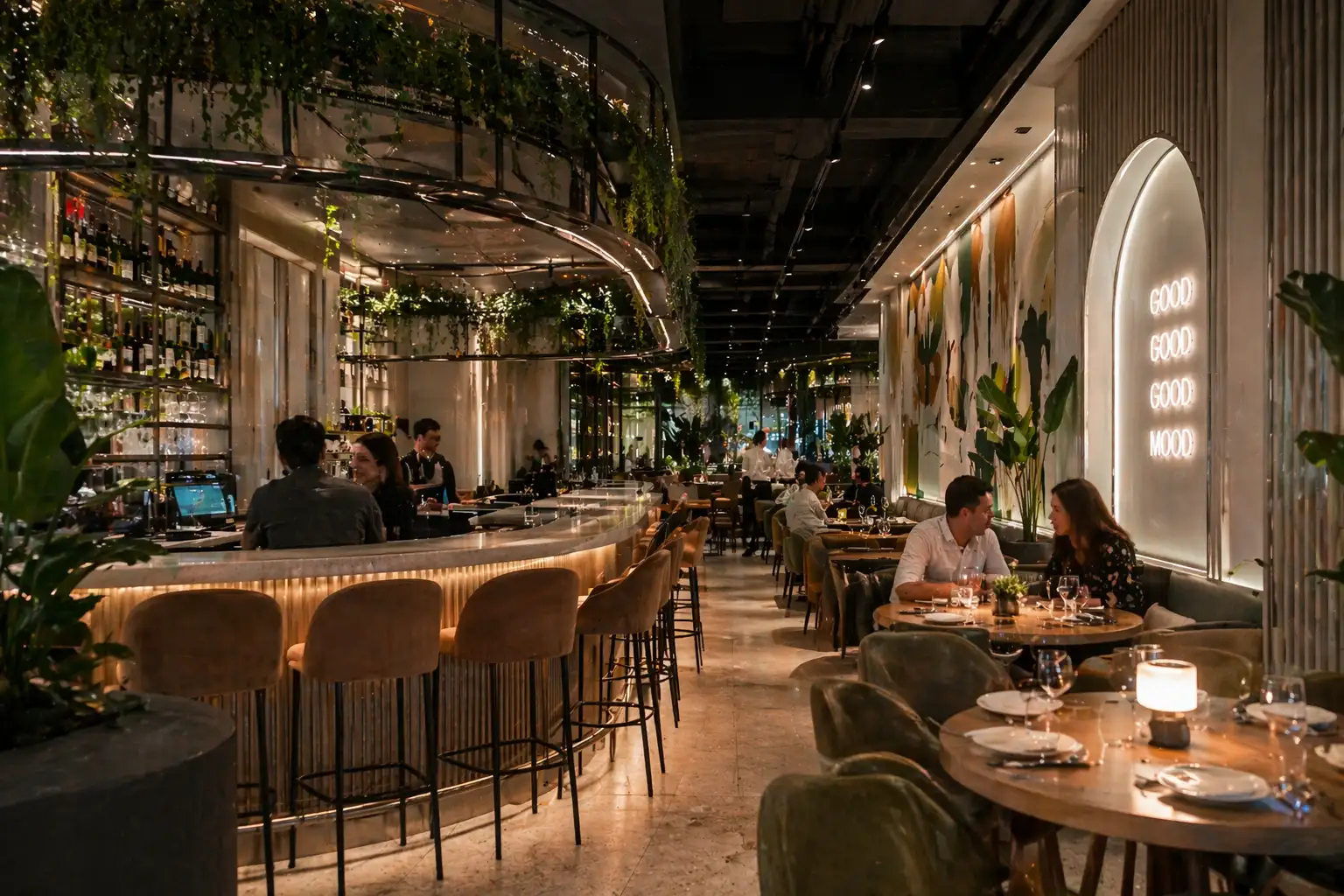 Diseño interiores restaurante proyecto ficticio