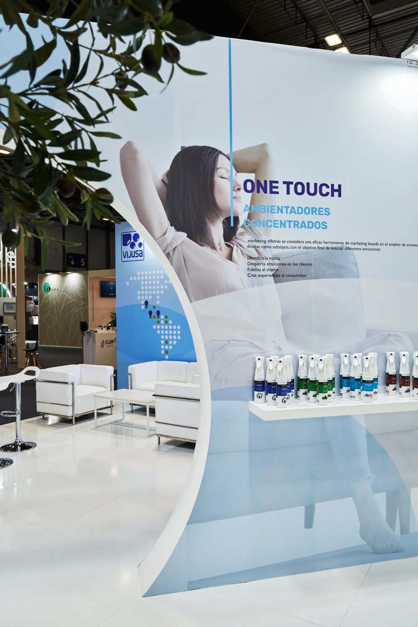 Gráfica stand de feria Vijusa