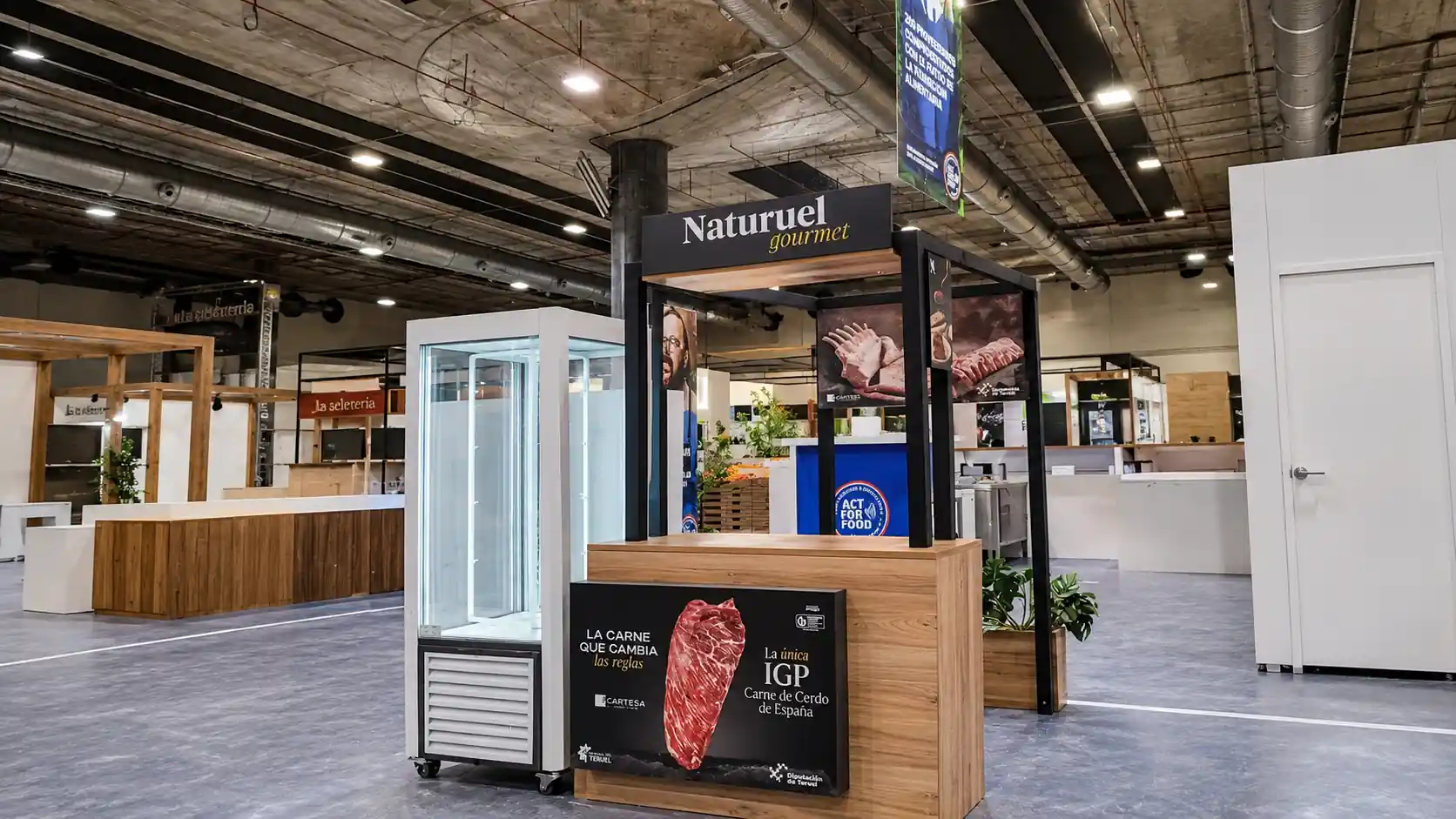 stand de feria alimentaria naturuel