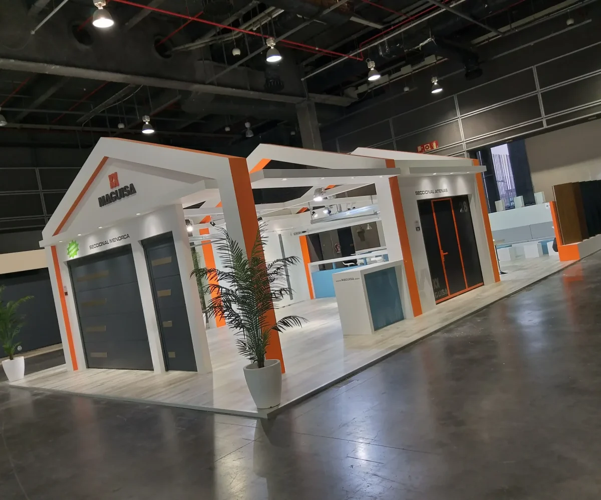 montaje de stand de feria